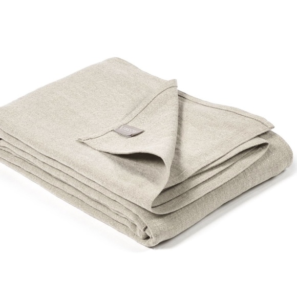 Libco Hudson blanket 100% belgian linen - Picture 1 of 2